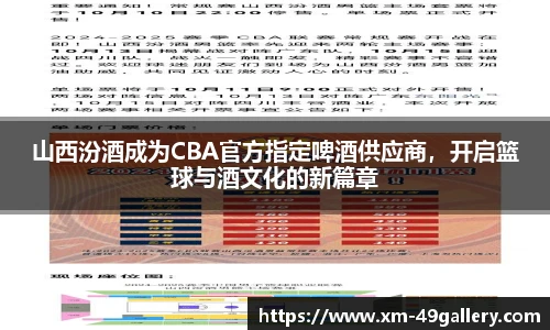 山西汾酒成为CBA官方指定啤酒供应商，开启篮球与酒文化的新篇章